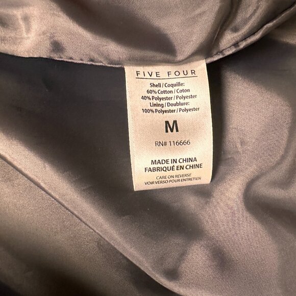 Five Four Los Angeles Jacket Unisex Light Weight Olive Green Size Medium - Picture 10 of 10